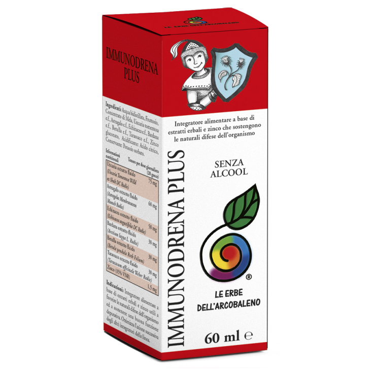 Immunodrena Plus Le Erbe Dell'Arcobaleno 60ml