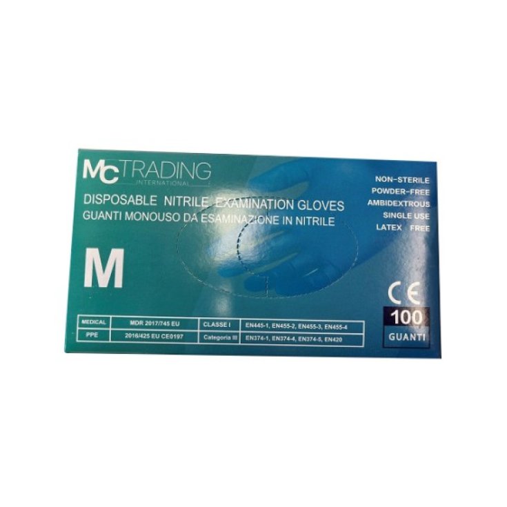 Guanti Monouso Da Esaminazione In Nitrile MC Trading International 100 Pezzi
