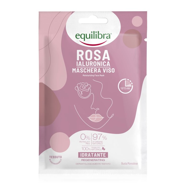 Rosa Ialuronica Maschera Viso Idratante Equilibra&reg; 1 Pezzo