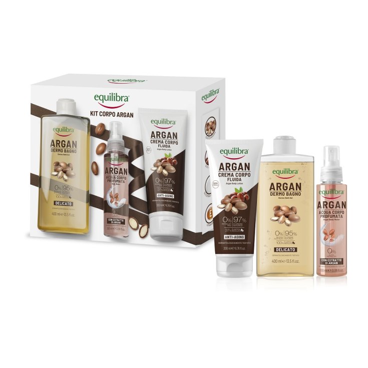 Kit Corpo Argan Equilibra&reg; 3 Pezzi