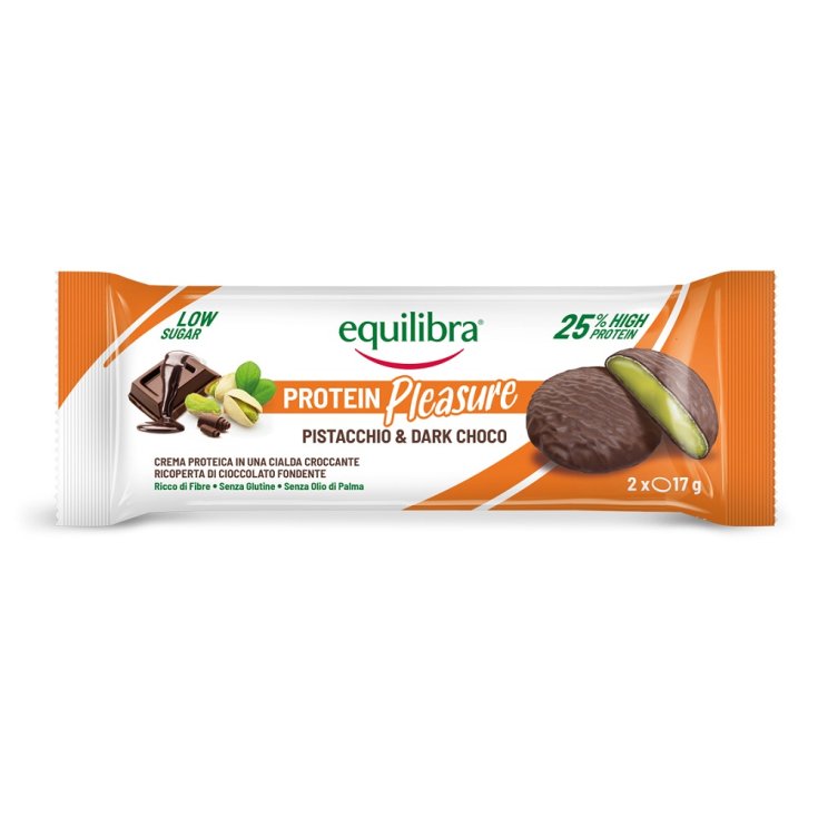 Protein Pleasure Pistacchio & Dark Choco Equilibra&reg; 2x17g