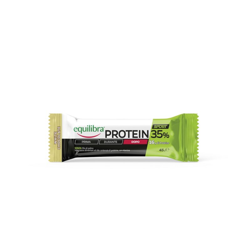 Protein 35% White Chocolate Equilibra&reg; 45g