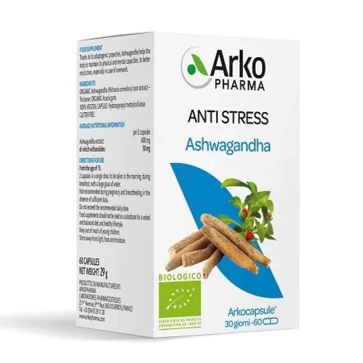 Ashwagandha Arkocapsule Arkopharma 60 Capsule