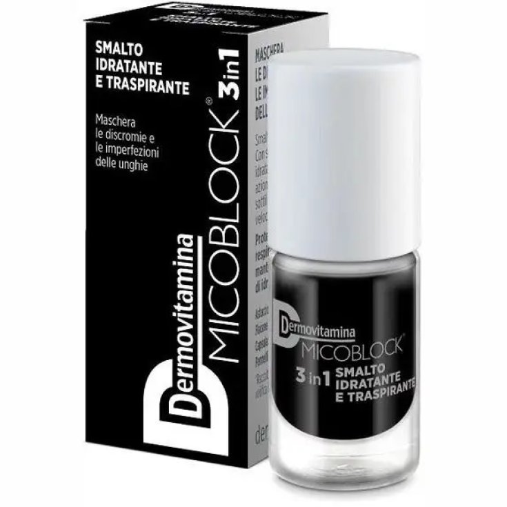 Smalto Idratante Traspirante Micoblock 3 in 1 Dermovitamina 5ml