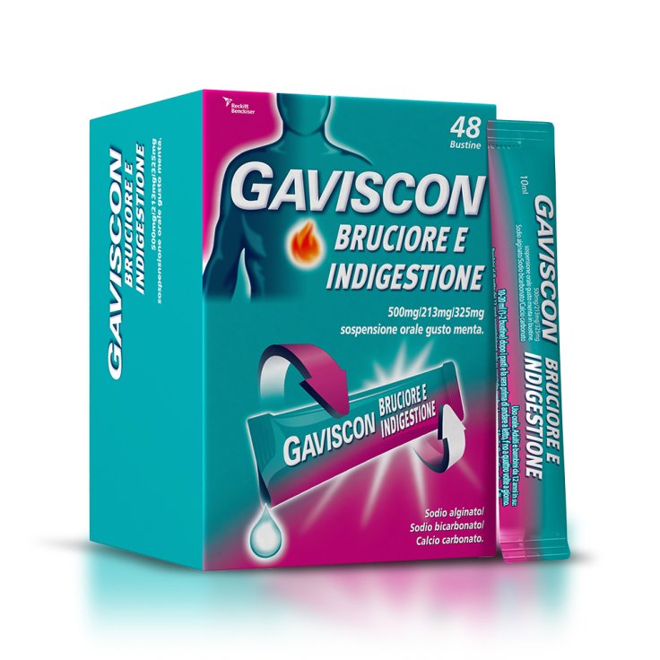 Gaviscon Bruciore E Indigestione 48 Bustine