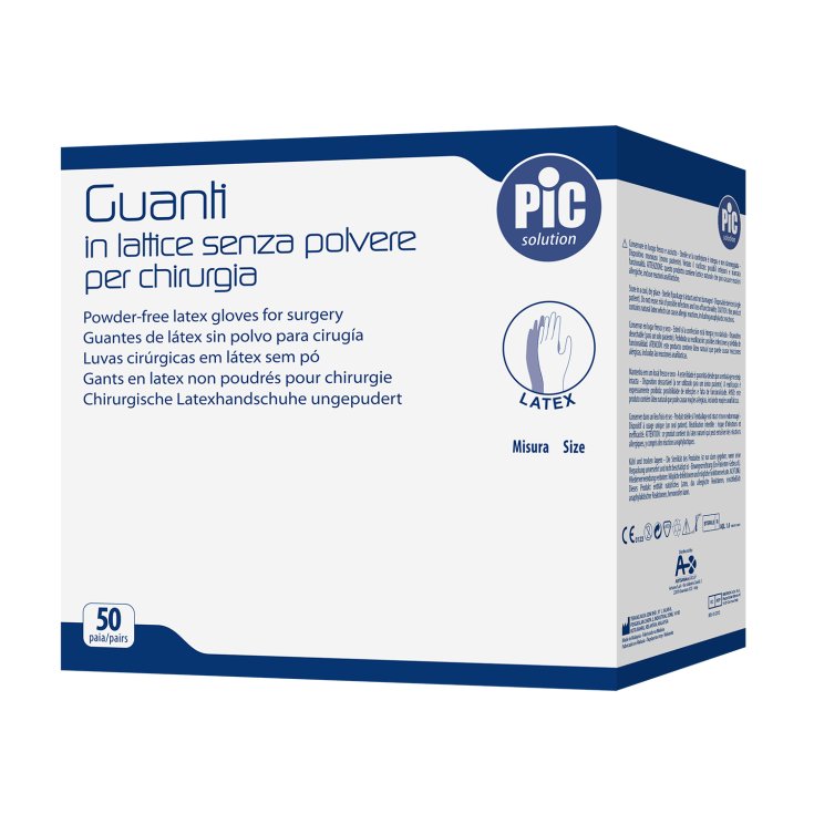 Guanti Chirurgici Senza Polvere 8 Pic Solution 1 Paio