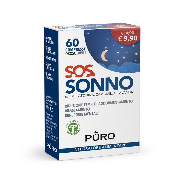 S.O.S. Sonno Puro 60 Compresse Orosolubili