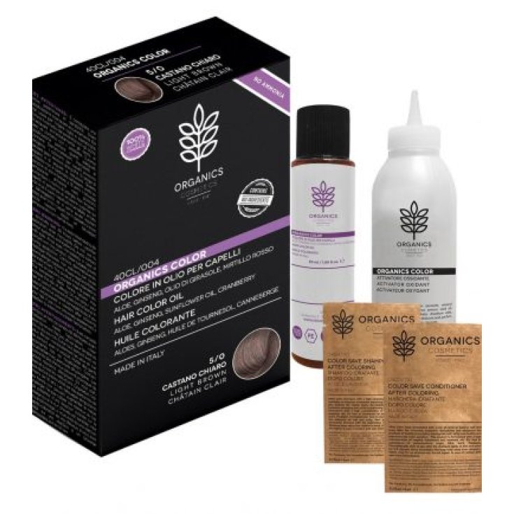 Colore&nbsp;in Olio Per Capelli 5/0 Castano Chiaro Organics Pharm
