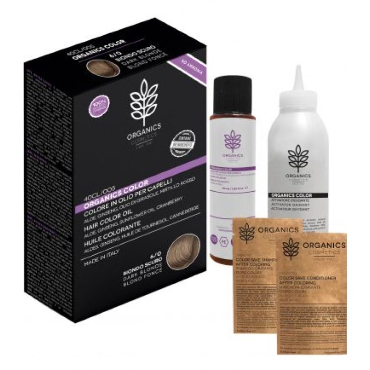 Colore&nbsp;in Olio Per Capelli 6/0 Biondo Scuro Organics Pharm