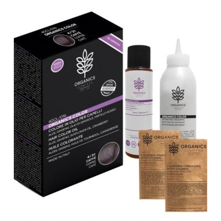 Colore&nbsp;in Olio Per Capelli 4/31&nbsp;Caff&egrave; Organics Pharm