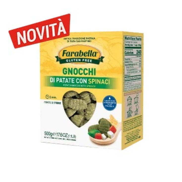 Gnocchi di Patate con Spinaci Farabella 500g