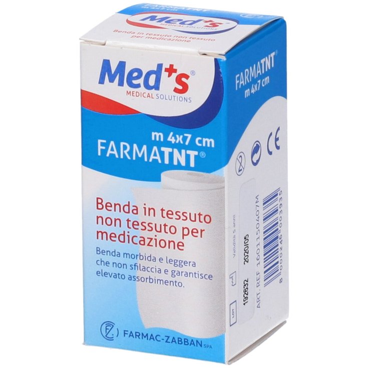 Med's Benda In TNT 4mx7cm Farmac-Zabban 1 Pezzo