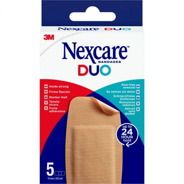 NexCare&trade; Duo Maxi 51x102mm 3M 5 Pezzi