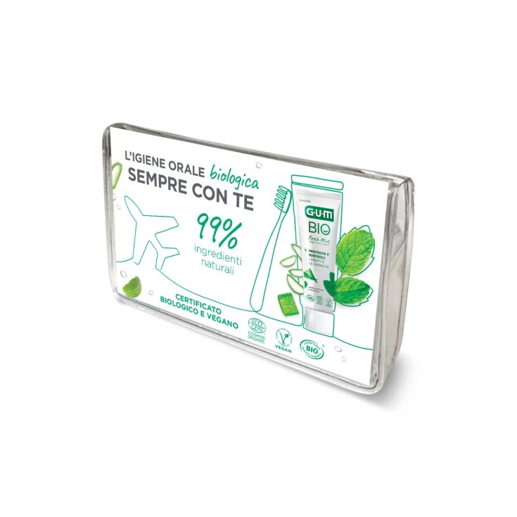 Travel Kit con Spazzolino e Dentifricio Bio GUM