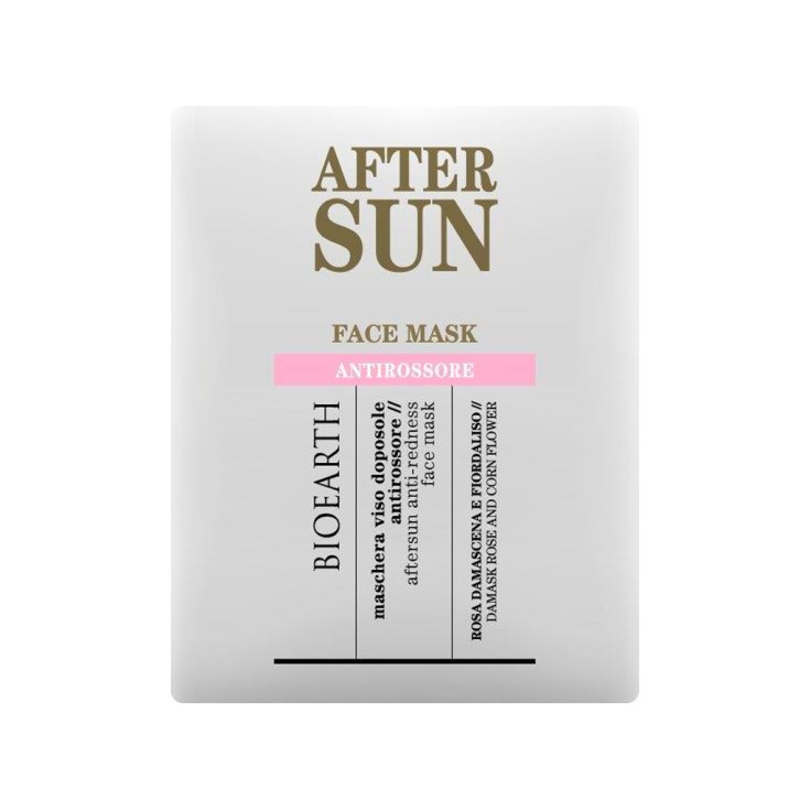 After Sun Face Mask Antirossore BioEarth 15ml