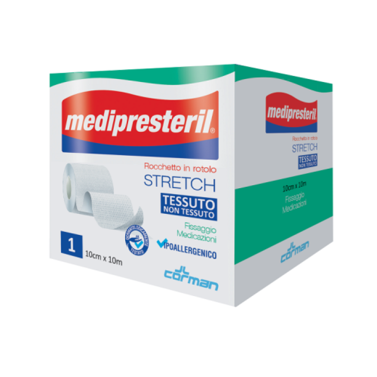 Medipresteril Rocchetto In Rotolo Stretch TNT 10x10 Corman 1 Pezzo