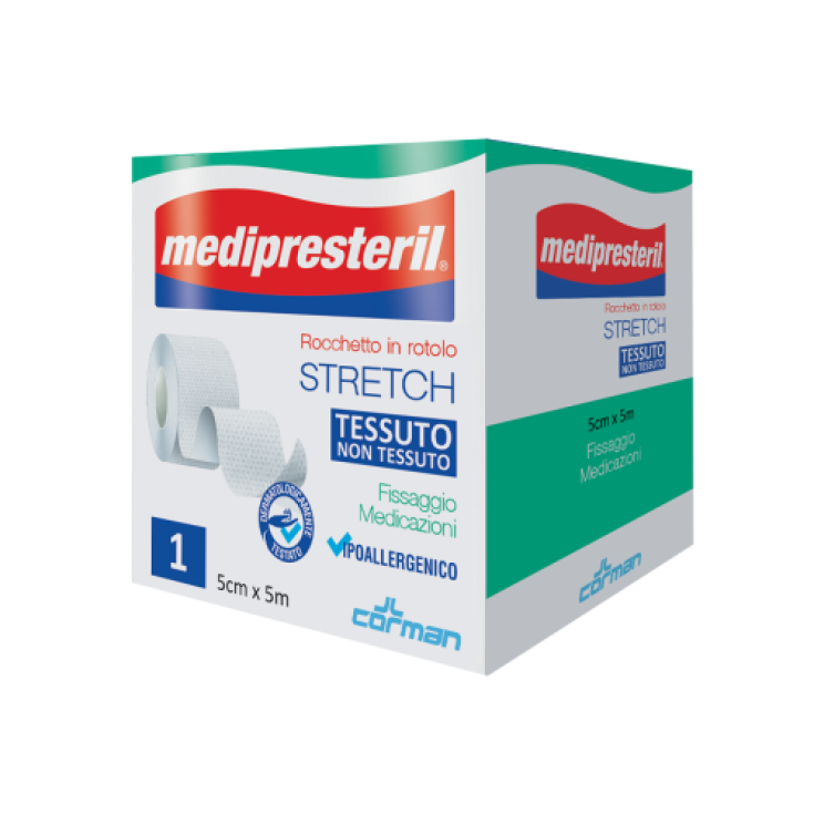 Medipresteril Rocchetto In Rotolo Stretch TNT 5x5 Corman 1 Pezzo