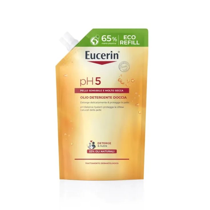 Olio Detergente Doccia pH5 Eucerin 400ml Eco Refill