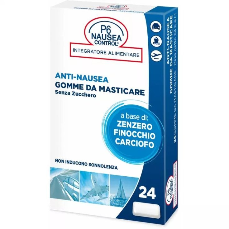 Gomme Anti Nausea P6 Nausea Control Sea Band 24 Pezzi