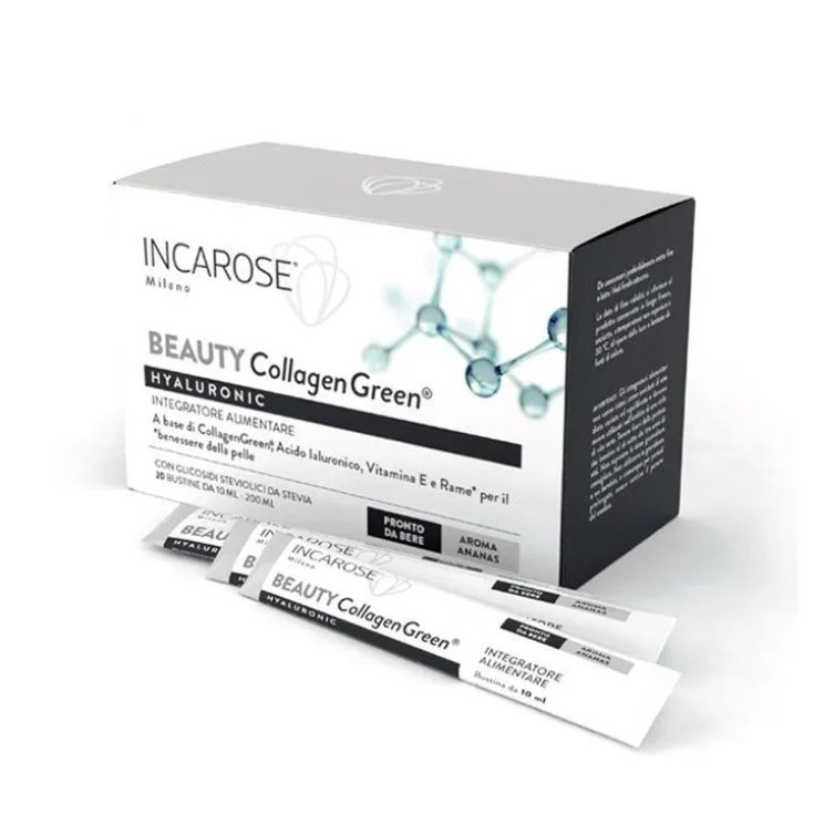 Beauty Collagen Green Hyaluronic Incarose 20 Stick Pack Beauty Collagen Green Hyaluronic Incarose 20 Stick Pack