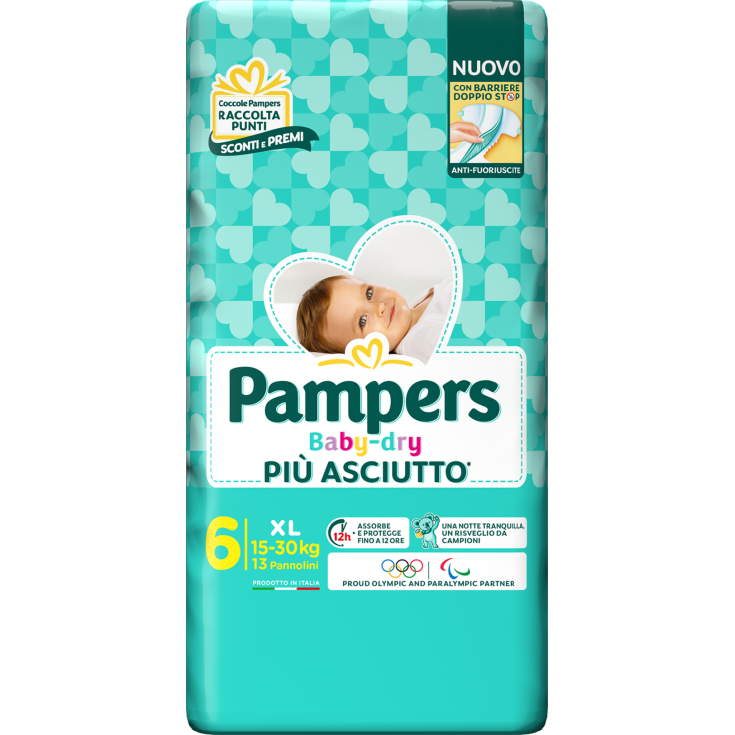 Pannolino Baby Dry Downcount XL Pampers 13 Pezzi