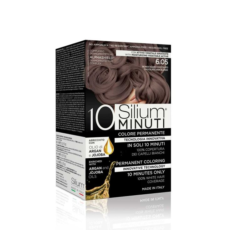 Colore Permanente 10 Minuti Biondo Scuro Cioccolato 6,05&nbsp;Silium 1 Kit