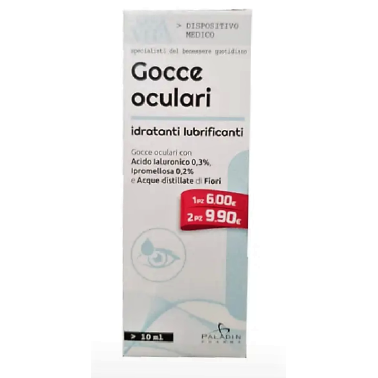 Sanavita Gocce Oculari Idratanti Lubrificanti Paladin Pharma 10ml