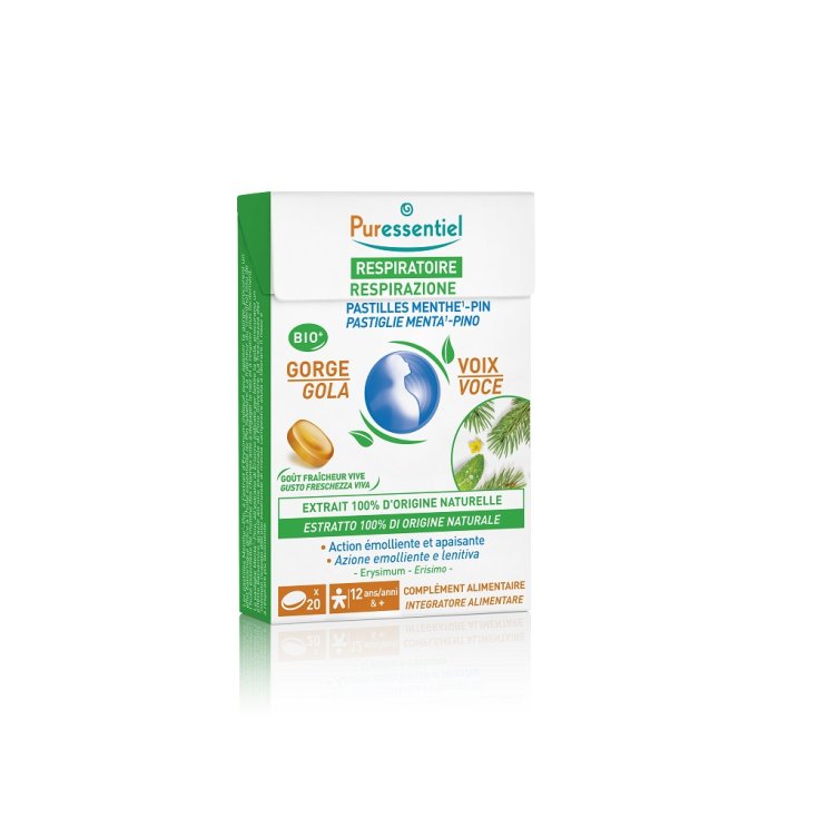 Respirazione Pastiglie Menta-Pino Puressentiel 20 Pastiglie
