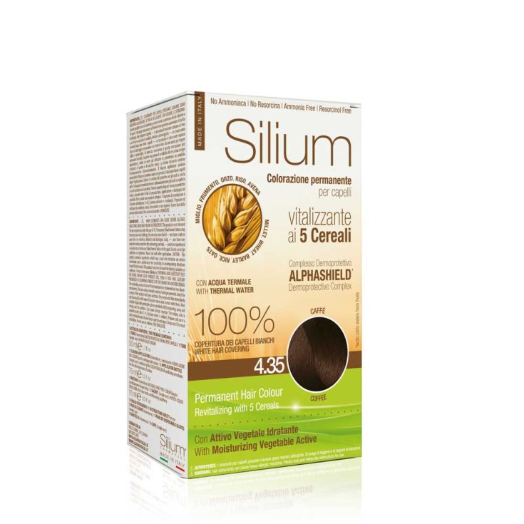 Colorazione Permanente In Crema&nbsp;Caff&egrave; 4,35 Silium 1 Kit