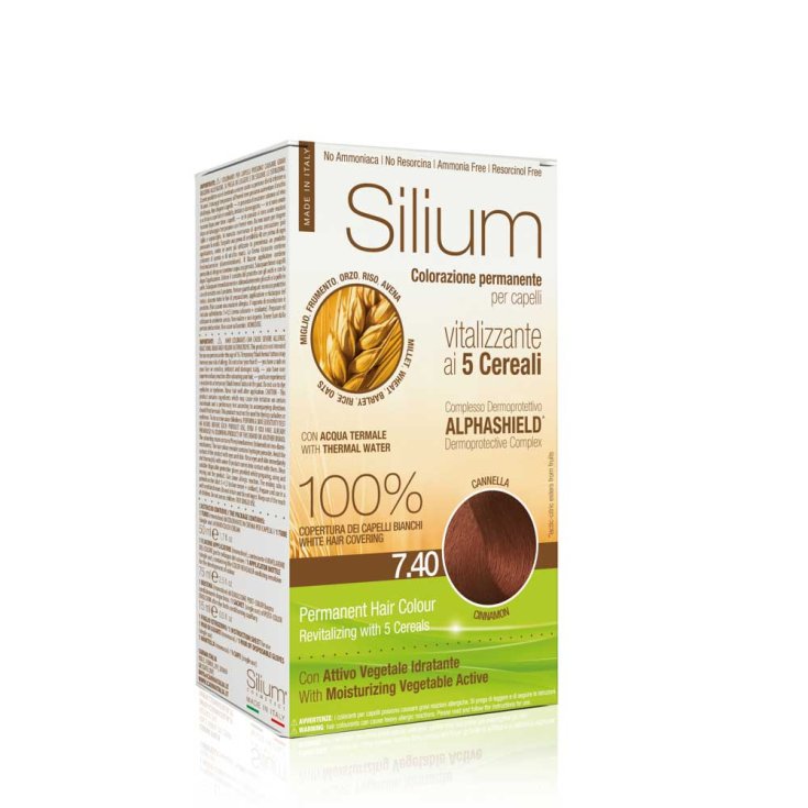 Colorazione Permanente In Crema&nbsp;Cannella 7,40 Silium 1 Kit