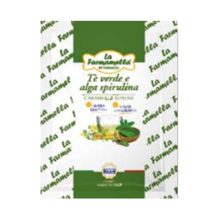 Farmamella&reg; Caramelle Al Te' Verde/Alga Sella&reg; 100g