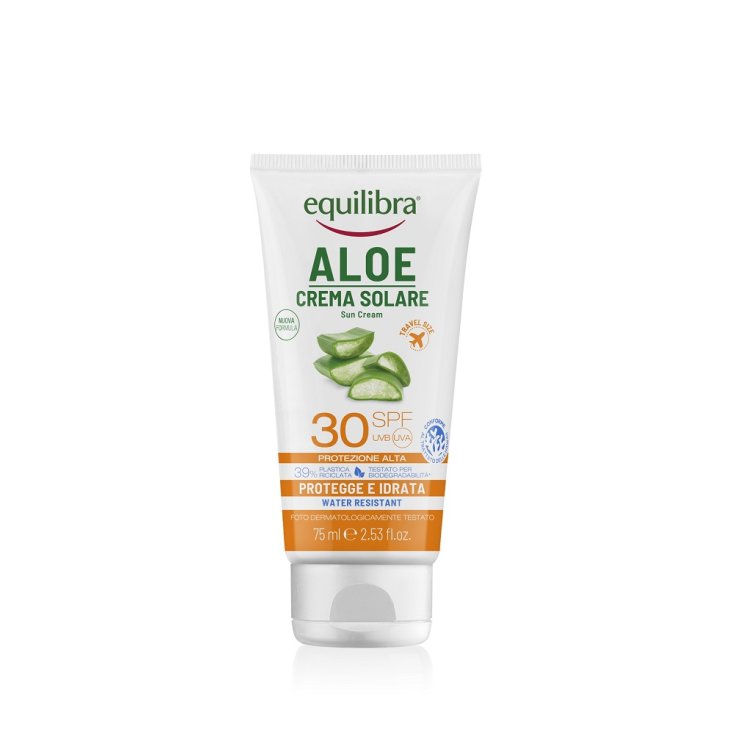 Aloe Crema Solare Spf30 Minitaglia Equilibra&reg; 75ml