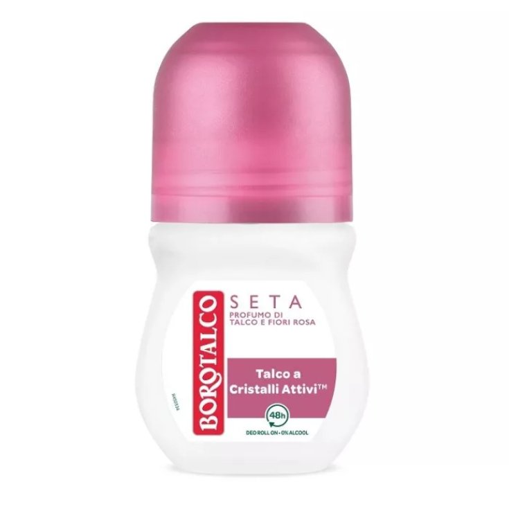 Deo Roll Seta Talco E Fiori Rosa Borotalco 50ml