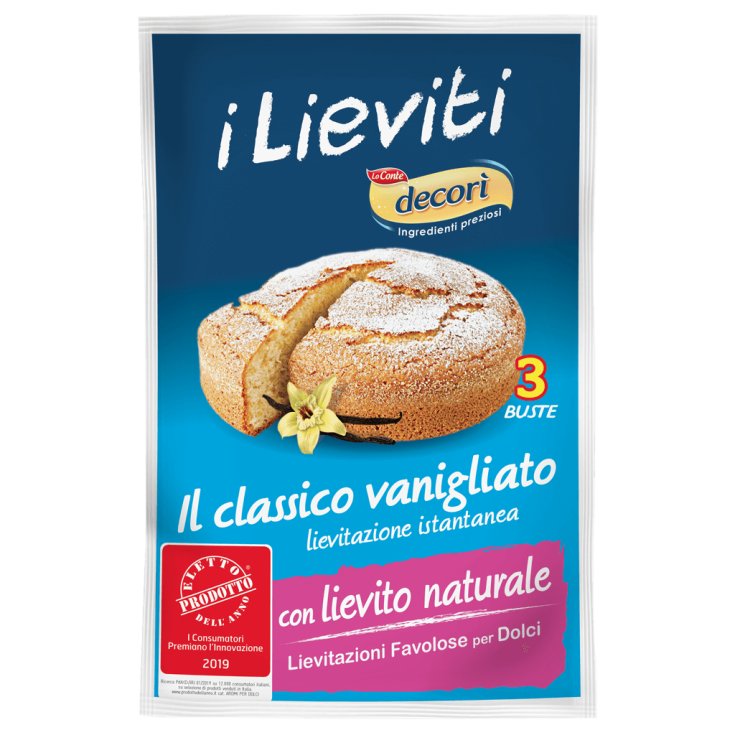 BioLievito Classico Vanigliato Decor&igrave; Lo Conte 3 Bustine