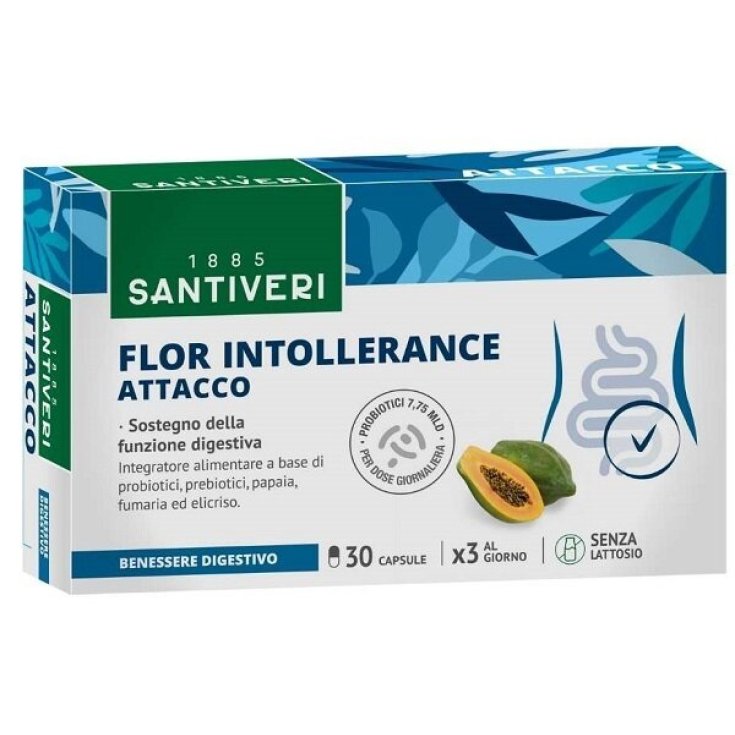 Flor Intollerance Attacco Santiveri 30 Capsule