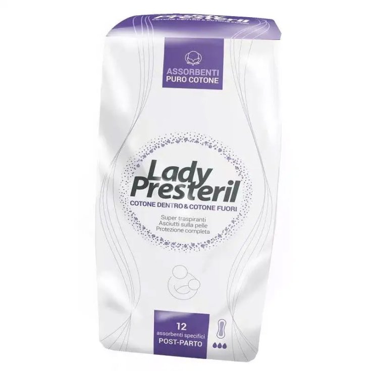 Lady Presteril Assorbenti Post Parto 10+2 Pezzi