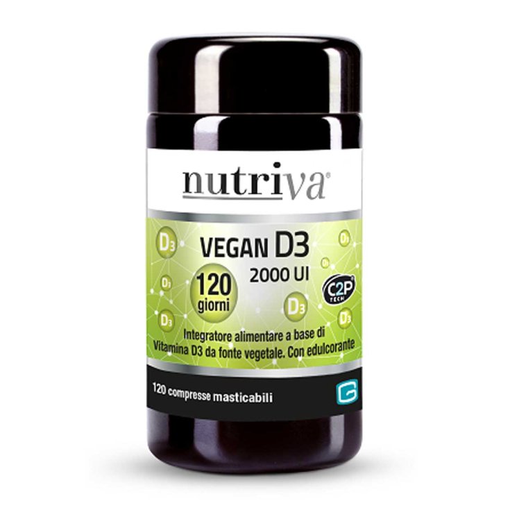 Nutriva&reg; Vegan D3 2000 UI 120 Compresse