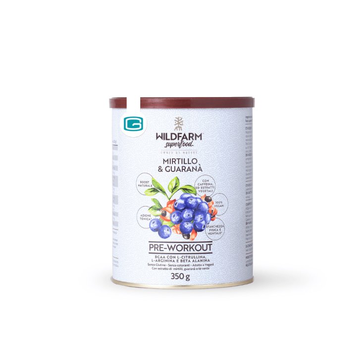 WildFarm® Pre-Workout Mirtillo & Guaranà 350g WildFarm® Pre-Workout Mirtillo & Guaranà 350g