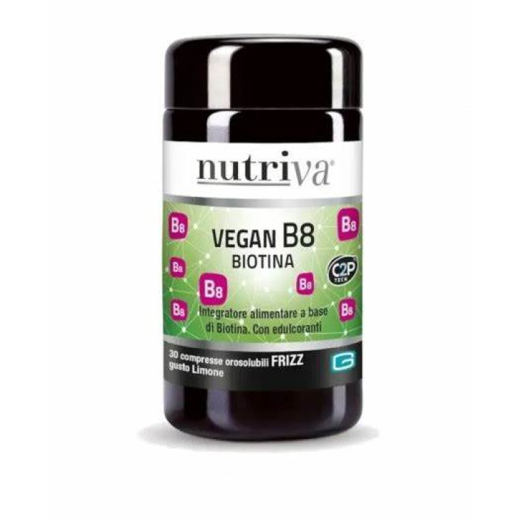 Nutriva&reg; Vegan B8 Biotina 30 Compresse Frizz