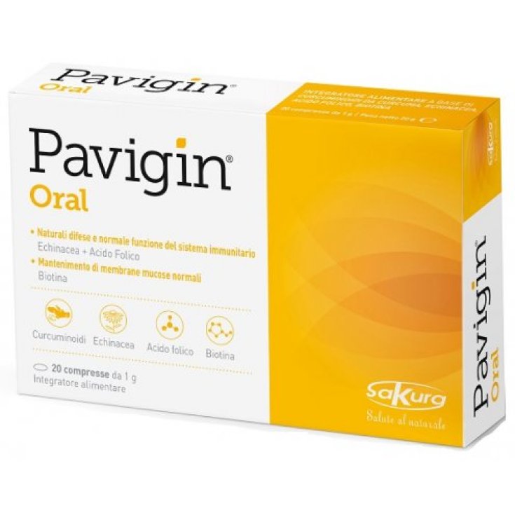 Pavigin&reg; Oral Sakura 20 Compresse