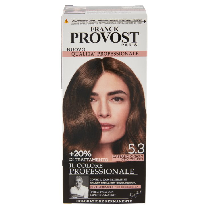 Colore Professionale 5,3 Castano Cioccolato Franck Provost 1 Kit