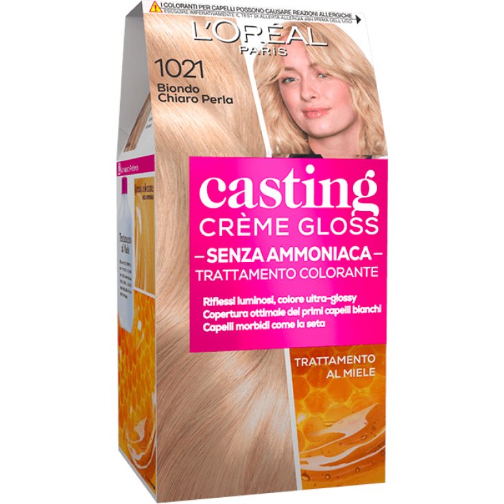 Casting Cr&egrave;me Gloss Glossy Blond Biondo Chiaro Perla 1021 L'Or&eacute;al 1 Kit