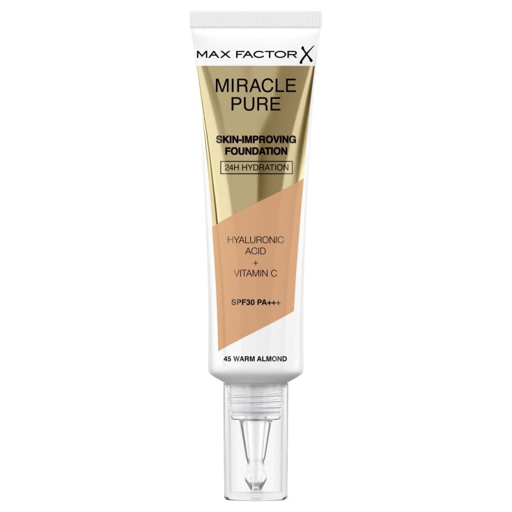 Fondotinta Miracle Pure 45 Warm Almond Max Factor 30ml