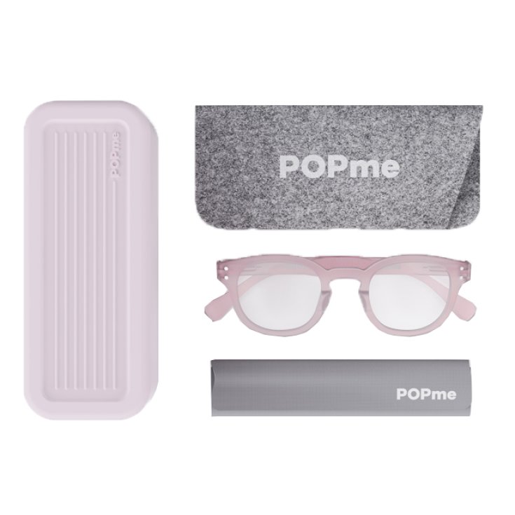 Glasses Rose Pearl +1,5 Popme