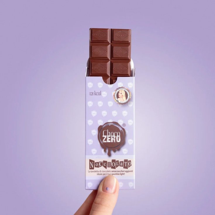 Tavoletta di Cioccolato Nocciolato Fondente Choco Zero 25g