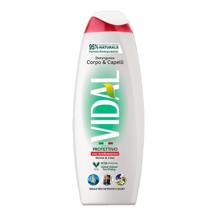 Bagnodoccia Antibatterico Detergente Corpo & Capelli VIDAL 250ml
