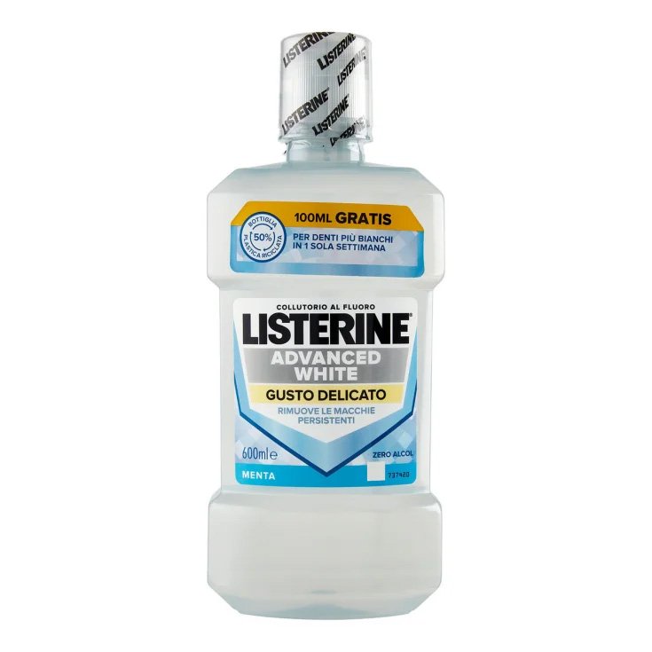 Advanced White Mild Taste LISTERINE&reg; 600ml