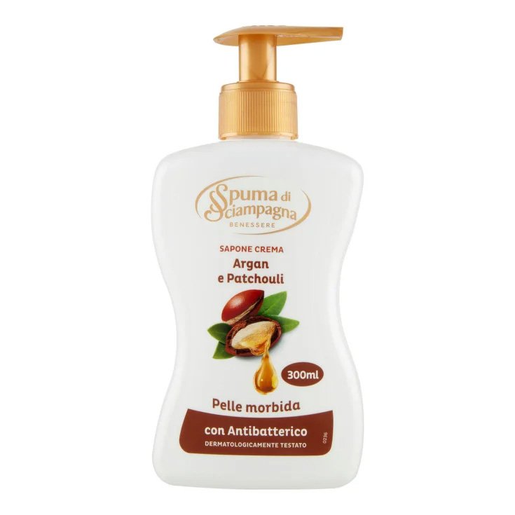 Sapone Crema Argan e Patchouli Spuma Di Sciampagna 300ml