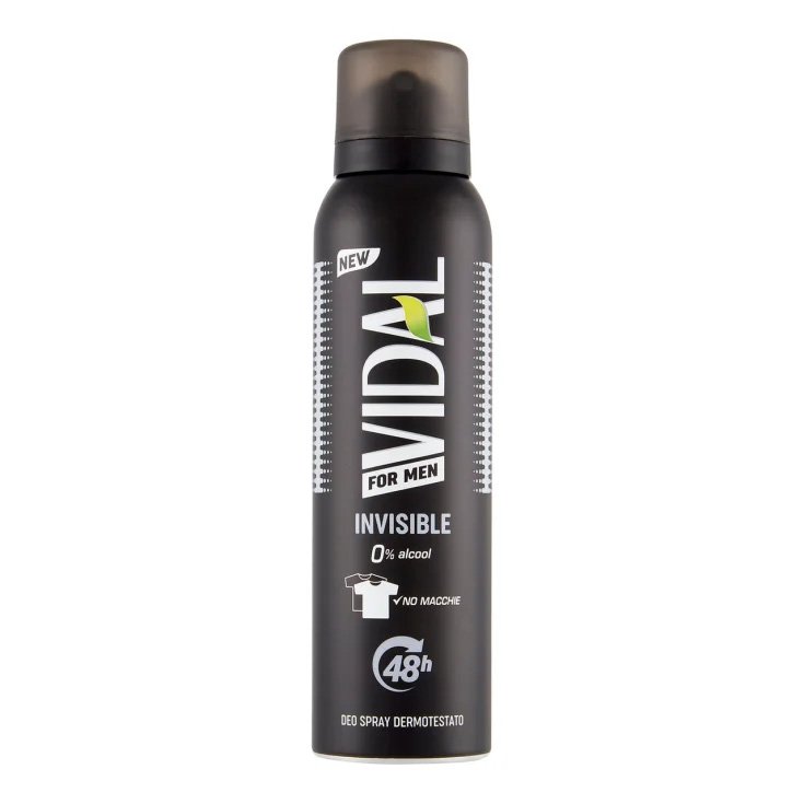 FOR MEN INVISIBLE Deodorante Spray VIDAL 150ml