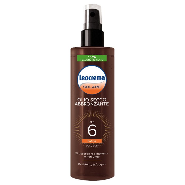 Solare Olio Secco Abbronzante SPF6 Leocrema 200ml